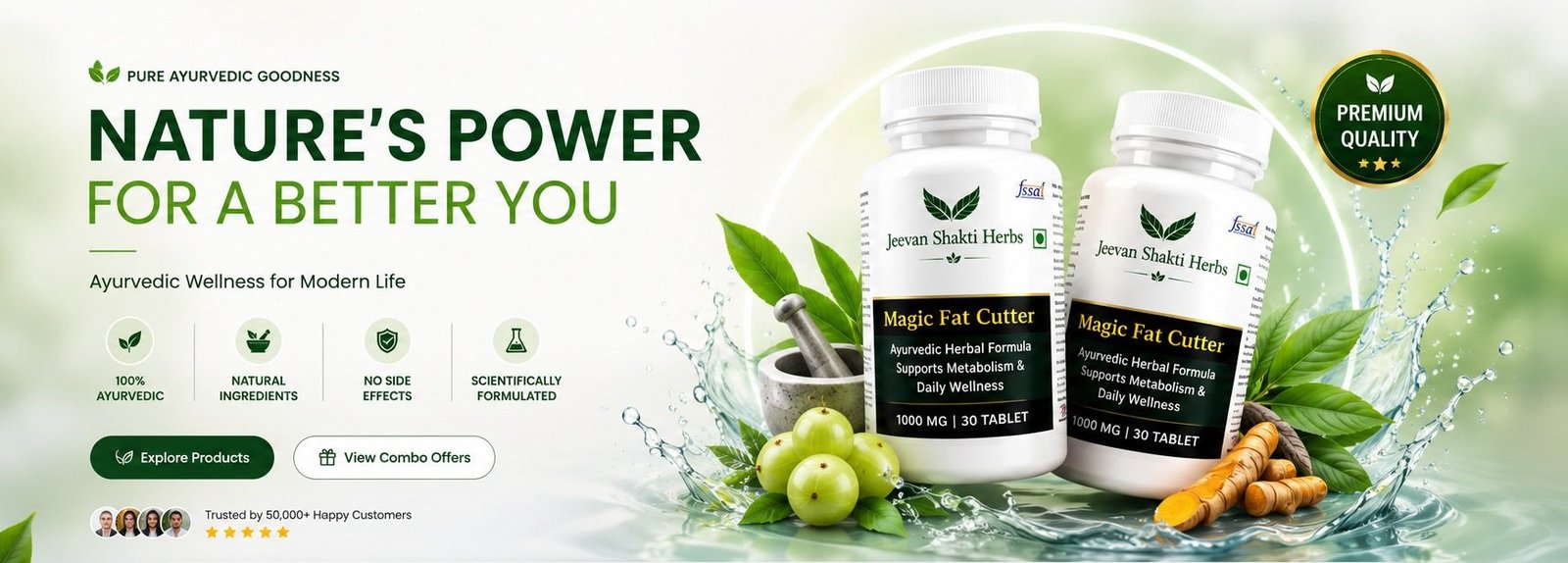 Nature's power for a better you — Ayurvedic wellness for modern life